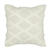 43cm Bobble Cushion Natural